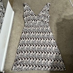 Brown and white soma dress size XS